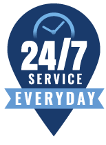 24/7 service icon