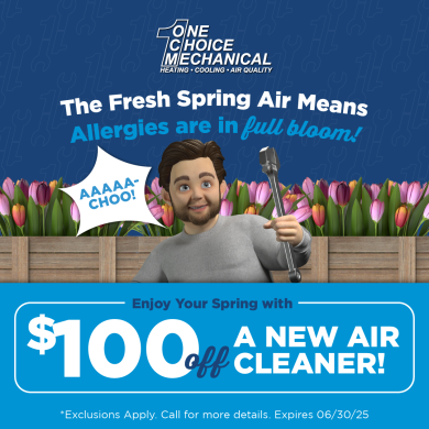 $100 Off A New Air Cleaner!